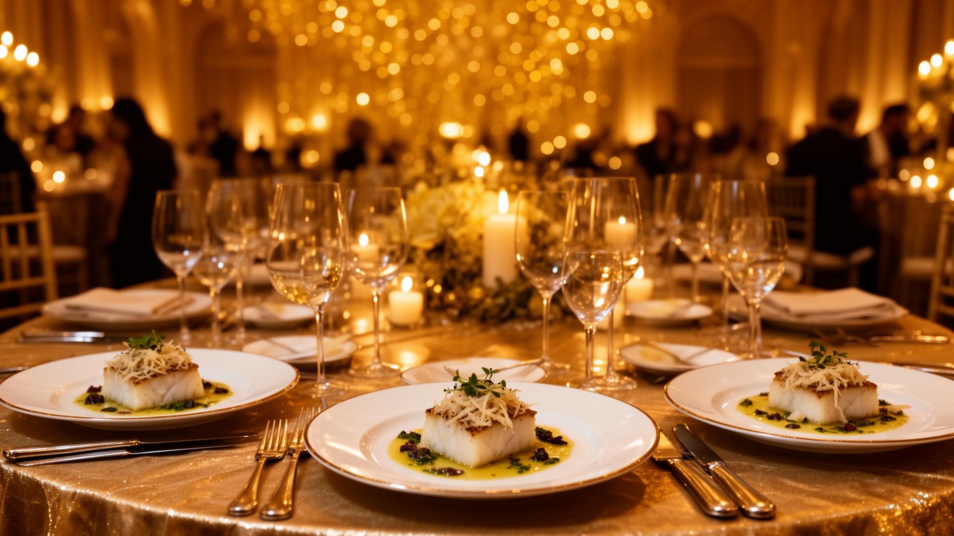 Evento gastronômico elegante